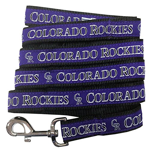 MLB PET Halsband Colorado Rockies Hundehalsband, klein, Baseball-Team-Halsband für Hunde und Katzen, glänzendes und farbenfrohes Hunde- und Katzenhalsband, lizenziert von der MLB von Pets First