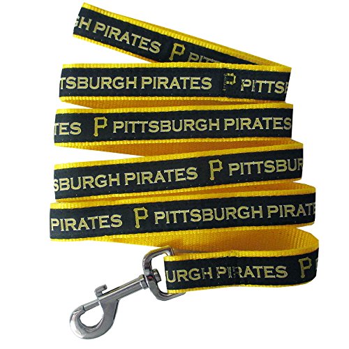 MLB PET Halsband Pittsburgh Pirates Hundehalsband, Größe L, Baseball-Team-Halsband für Hunde und Katzen EIN glänzendes und farbenfrohes Hunde- und Katzenhalsband, lizenziert von der MLB von Pets First