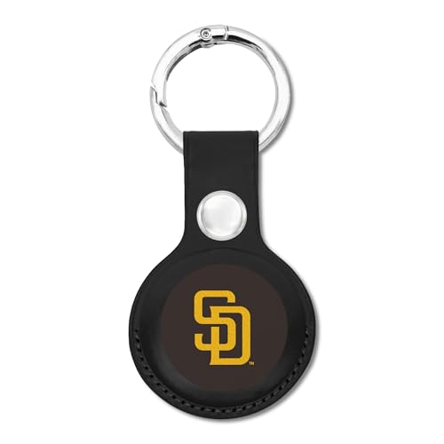 MLB San Diego Padres Schlüsselanhänger Apple AIR Tag Halter für Hunde & Katzen, Hülle für Apple Airtag Tracker, GPS Hundeortungsgerät Anhänger Halter von Pets First