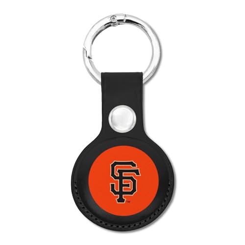 MLB San Francisco Giants Schlüsselanhänger Apple Air Tag Halter für Hunde & Katzen, Hülle für Apple Airtag Tracker, GPS Hunde-Tracking-Gerät Anhänger Halter von Pets First