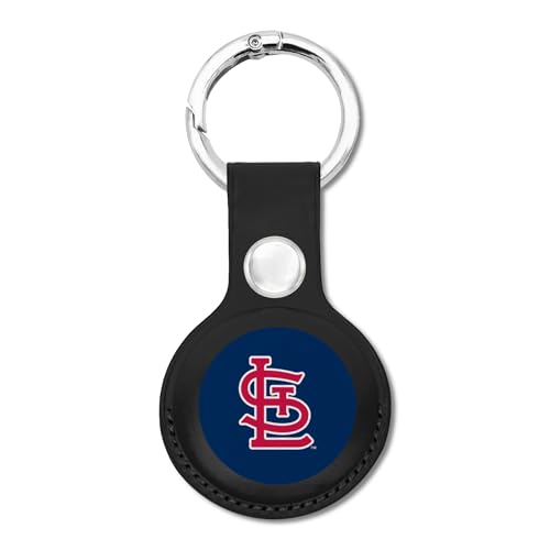 MLB St Louis Cardinals Schlüsselanhänger Apple Air Tag Halter für Hunde & Katzen, Hülle für Apple Airtag Tracker, GPS Hunde-Tracking-Gerät Anhänger Halter von Pets First