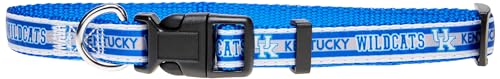 NCAA PET Halsband KENTUCKY WILDCATS Hundehalsband, Größe M, College-Team-Halsband für Hunde und Katzen Ein glänzendes und farbenfrohes Hunde- und Katzenhalsband, lizenziert von der NCAA von Pets First