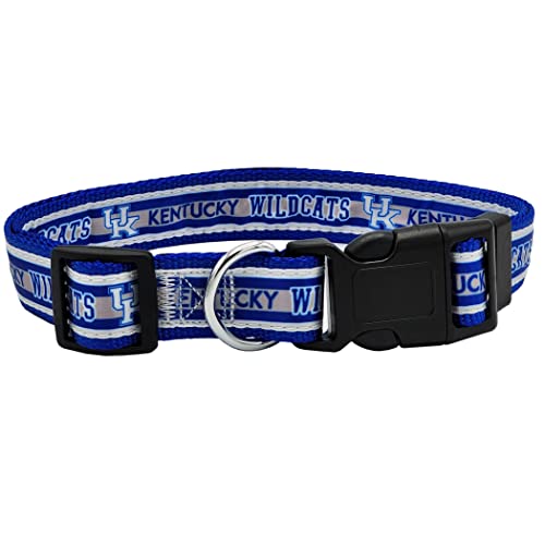 NCAA PET Halsband Kentucky Wildcats Hundehalsband, Größe SmallCollege Team-Halsband für Hunde und Katzen EIN glänzendes und farbenfrohes Hunde- und Katzenhalsband, lizenziert von der NCAA von Pets First