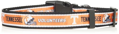 NCAA PET Halsband Tennessee Volunteers Hundehalsband, Größe M, College-Team-Halsband für Hunde und Katzen Ein glänzendes und farbenfrohes Hunde- und Katzenhalsband, lizenziert von der NCAA von Pets First