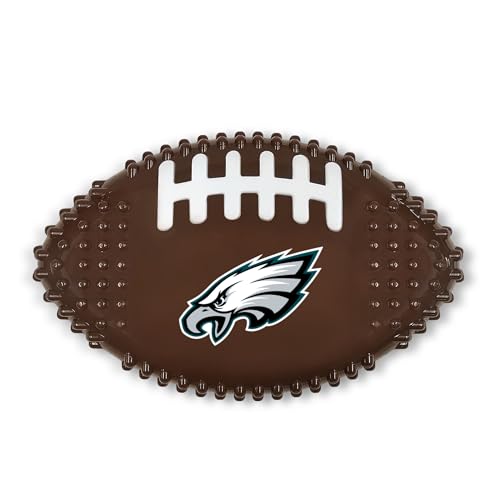 NFL Philadelphia Eagles Mega-Kauspielzeug aus hartem Nylon mit Speckgeschmack Interaktives, leckeres Kauspielzeug für Hunde, unzerstörbar, stark, langlebig, Kauspielzeug, robustes Haustierspielzeug von Pets First