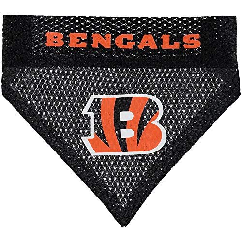 NFL wendbar Bandana für Hunde & Katzen. Mesh & Premium Stickerei Team Schal Bandana. Hund Geburtstage, Party 's, Fußball Games. Pet Bandana Dual Sided erhältlich in 32 NFL Teams und 2 Größen von Pets First