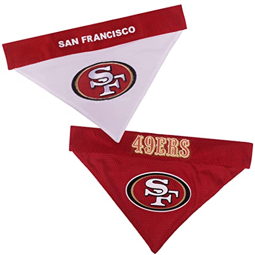 NFL wendbar Bandana für Hunde & Katzen. Mesh & Premium Stickerei Team Schal Bandana. Hund Geburtstage, Party 's, Fußball Games. Pet Bandana Dual Sided erhältlich in 32 NFL Teams und 2 Größen von Pets First