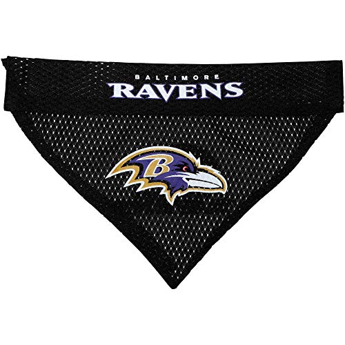 NFL wendbar Bandana für Hunde & Katzen. Mesh & Premium Stickerei Team Schal Bandana. Hund Geburtstage, Party 's, Fußball Games. Pet Bandana Dual Sided erhältlich in 32 NFL Teams und 2 Größen von Pets First