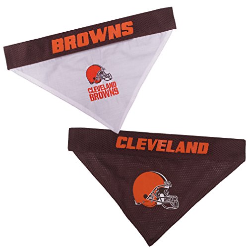 NFL wendbar Bandana für Hunde & Katzen. Mesh & Premium Stickerei Team Schal Bandana. Hund Geburtstage, Party 's, Fußball Games. Pet Bandana Dual Sided erhältlich in 32 NFL Teams und 2 Größen von Pets First