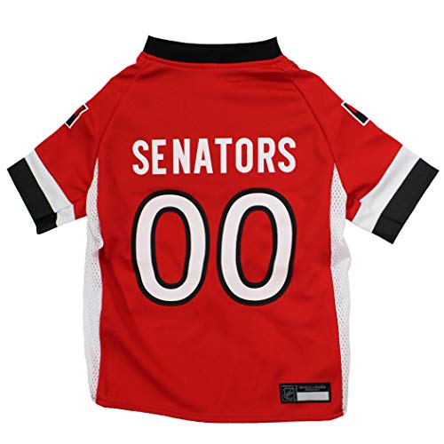 NHL Ottowa Senators Trikot für Hunde & Katzen, XS - Lassen Sie Ihr Haustier EIN echter NHL-Fan Sein! von Pets First