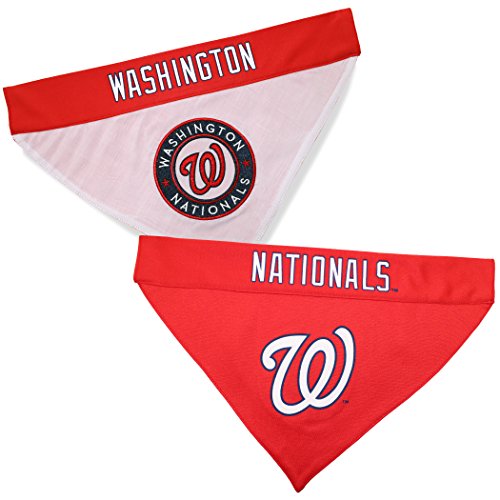 Pets Erste nat-3217-l-xl MLB Washington Nationals wendbar Pet Bandana, Large/X-Large, MLB Team Farbe von Pets First