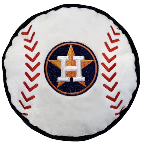 Pets First Houston Astros Baseball-Hundespielzeug, robust, klein, mehrfarbig von Pets First