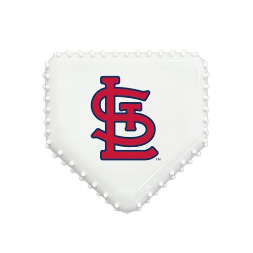 Pets First MLB ST Louis Cardinals Hart-Nylon-Baseball-Kauspielzeug, interaktives und lustiges Kauspielzeug für Hunde, Speckgeschmack, Starkes langlebiges Kauspielzeug für Haustiere von Pets First