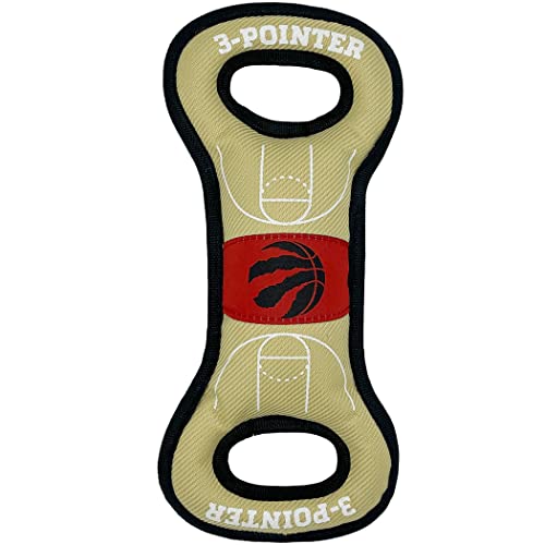 Pets First NBA Toronto Raptors Feldspielzeug - Robustes Nylon-Haustierspielzeug mit Doppelnaht und Innenquietscher von Pets First