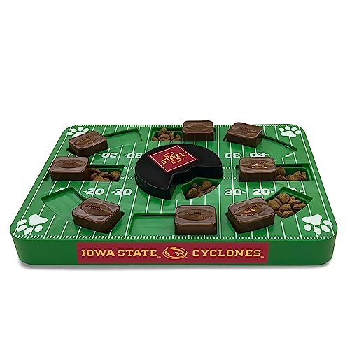 Pets First NCAA Iowa State Cyclones Puzzle Spielzeug, Puzzle Treat Hundespielzeug, Interaktives Hundespielzeug, Hundepuzzle Fütterung, langsames Spielzeug von Pets First