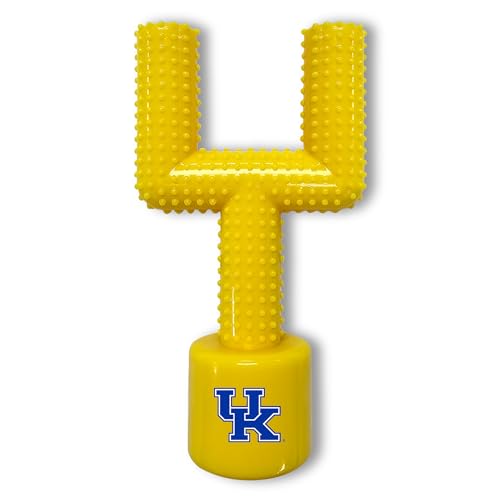 Pets First NCAA Kentucky Wildcats Mega-Chew Hundespielzeug aus hartem Nylon, mit Speckgeschmack, interaktives, leckeres und lustiges Kauspielzeug für Hunde, unzerstörbar, stark, robust und langlebig von Pets First