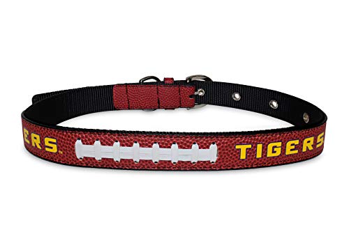 Pets First NCAA LSU Tigers Premium Hundehalsband, limitierte Auflage, Größe L Bestes und stärkstes robustes Hundehalsband! von Pets First