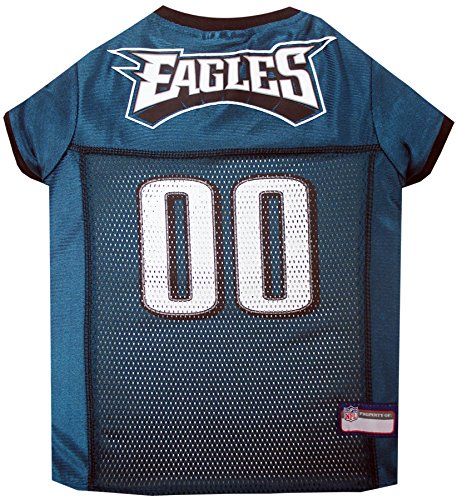 Pets First NFL Philadelphia Eagles Hundetrikot, Größe:3X-Large Bestes Fußballtrikot Kostüm für Hunde & Katzen Lizenziertes Trikot Shirt von Pets First