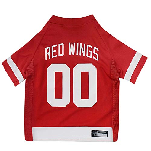 Pets First NHL Detroit Red Wings Trikot für Hunde & Katzen, Größe XS - Lassen Sie Ihr Haustier EIN echter NHL-Fan Sein! von Pets First