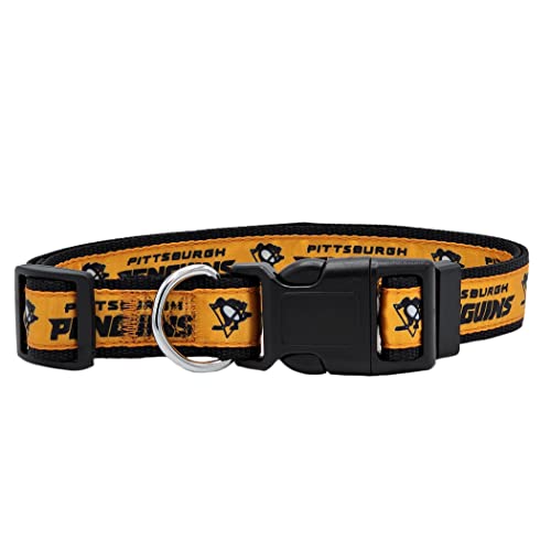 Pets First NHL Halsband für Hunde & Katzen Verstellbar, niedlich und stilvoll! Das ultimative Hockey-Fan-Halsband! von Pets First