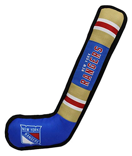 Pets First NHL New York Rangers Stick Spielzeug für Hunde und Katzen Spielen Sie Hockey mit Ihrem Haustier mit Dieser lizenzierten Hunde-Spielzeug-Belohnung, 40,6 cm lang von Pets First