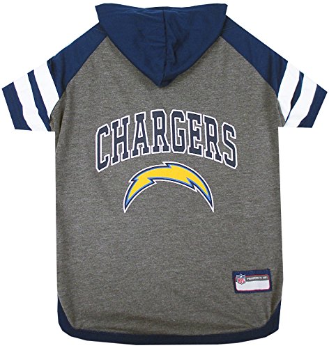 Pets First San Diego Chargers Kapuzen-T-Shirt, Größe L von Pets First