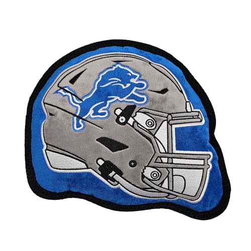 The 1st Ever Tough but Smooth Dog Toy NFL Detroit Lions Football Helmet Tough Pet Toy A Premium Quality Doggie Toy with Built-in Squeaker Sports Fans Favorite Chew Toy von Pets First