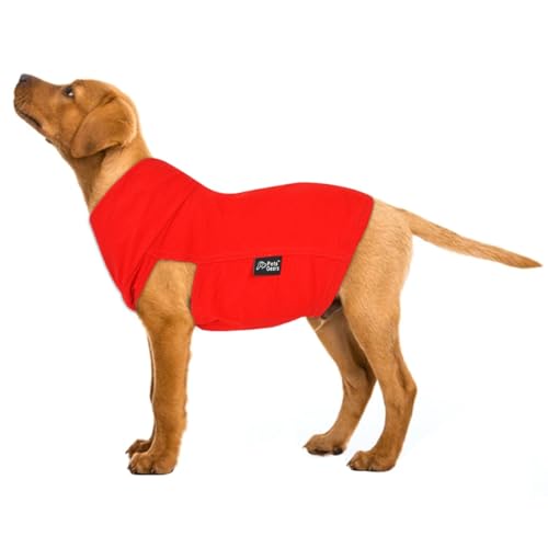 Hundeweste aus Baumwolle, Rot, Größe 2XS) von Pets Gears