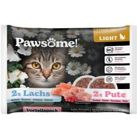 Pets Nature GmbH Pawsome Adult Light Pute & Lachs 4x85 g von Pets Nature GmbH