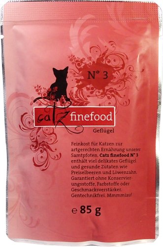 16er Pack Catz finefood No.3 Geflügel 85g von Pets Nature