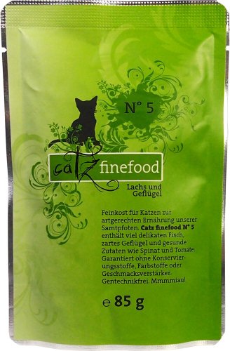 Catz finefood | No. 5 Lachs & Geflügel | 16 x 85 g von Pets Nature