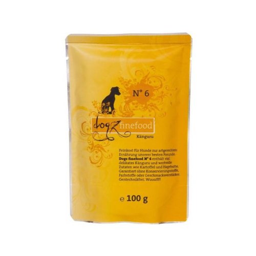 Dogz finefood Beutel No. 6 Känguru (12 x 100g) von Pets Nature