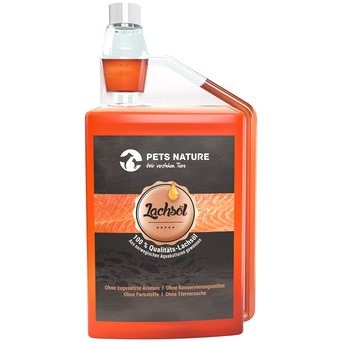 Pets Nature Lachsöl 1000 ml von Pets Nature