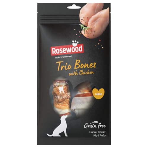 Rosewood Trio Bones Kip L 90g von Pets Unlimited