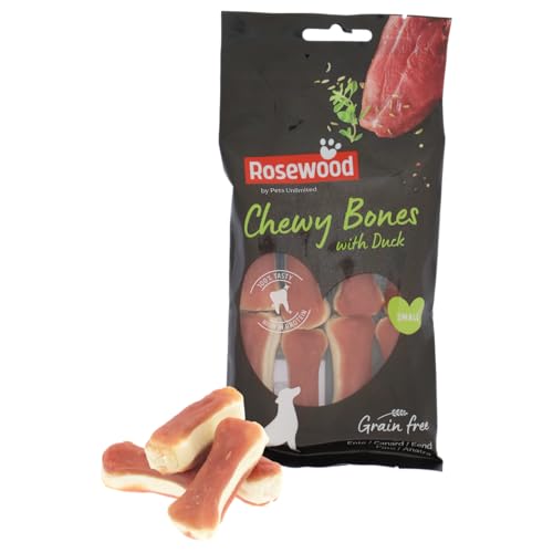 Rosewood Chewy Bones Eend S 80g von Pets Unlimited