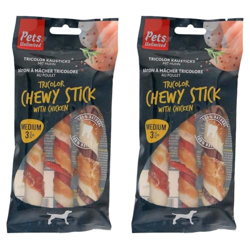 Pets Unlimited Kausticks mit Speck klein (Packung mit 2) von Pets Unlimited