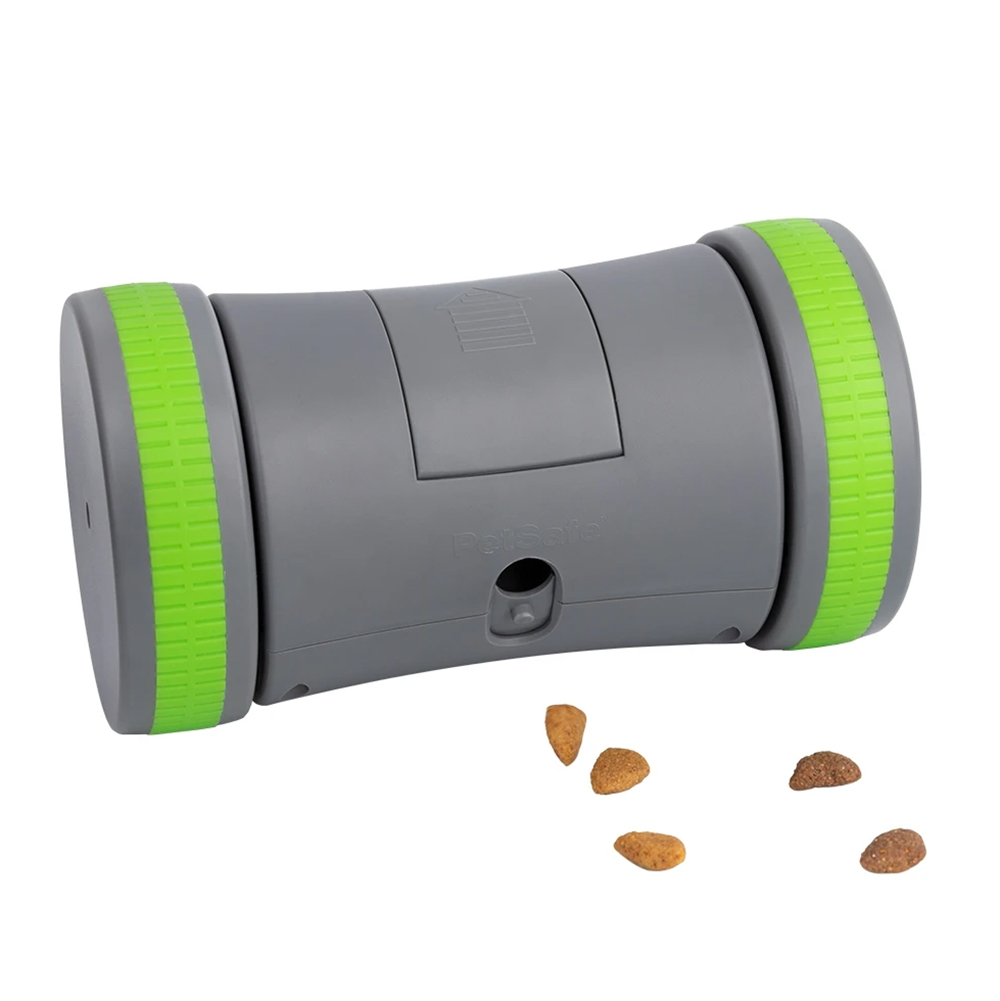 PetSafe Kibble Chase Selbstbewegendes Belohnungsspielzeug -  ca. L 17,5 x Ø 10 cm von Petsafe