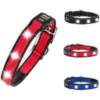 Petsation Leuchthalsband Hundehalsband rot L von Petsation