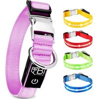 Petsation Leuchthalsband Hundehalsband pink S von Petsation