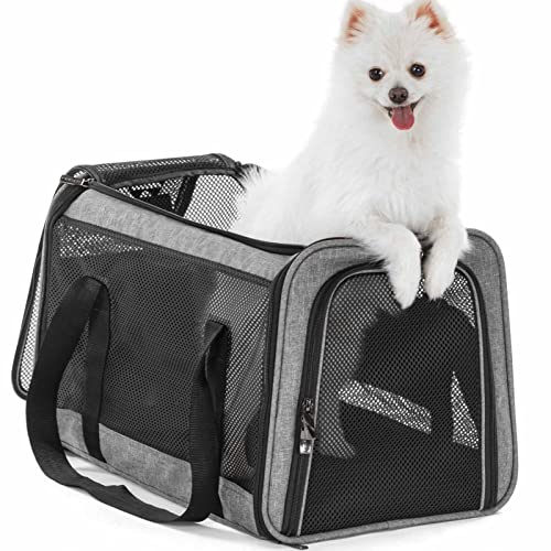 Petsfit Most Airline Approved Cat Carrier Dog Carriers,Large Capacity Lightweight Washable Soft-Sided Pet Travel Carrier for other Small Animal with 5-Sided Breathable Mesh von Petsfit