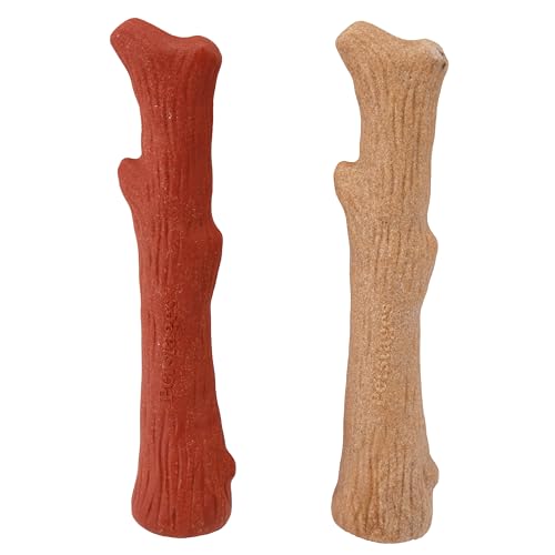 Petstages Dogwood Kauspielzeug für Hunde, aus Holz, 2 Stück von Petstages