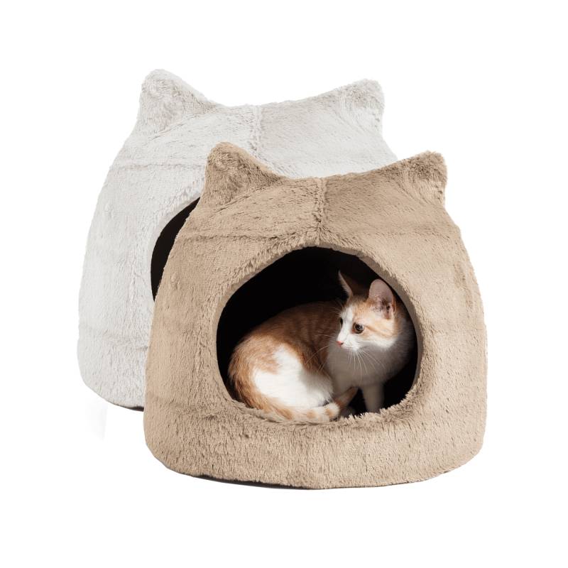 Petstages Katzen-Iglu Miau-Hütte - Braun - 43,2 x 43,2 cm von Petstages