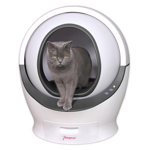 CleanMe - Die selbstreinigende Katzentoilette XL: Automatisch reinigendes, offenes Katzenklo für große Katzen (CleanMe) von Petsyncro