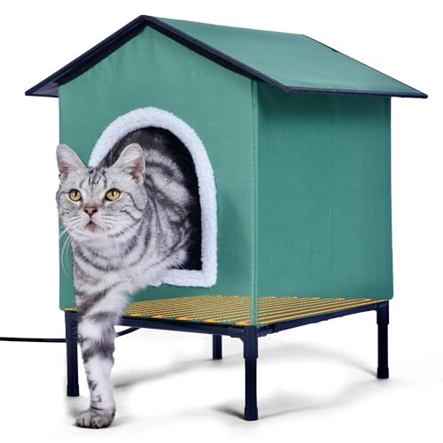 Beheiztes Katzenhaus für Indoe, 38,1 x 33 x 50,8 cm von Petvolve