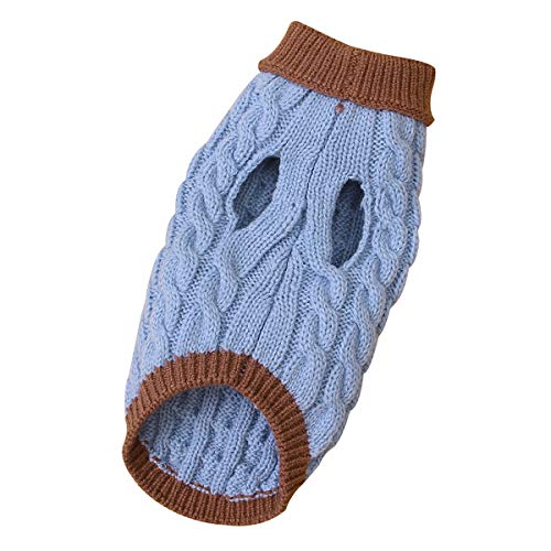 Petyoung Hundepullover Weste Warmer Mantel Haustier Weich Stricken Winterpullover Warme Strickkleidung für Kleine Mittelgroße Hunde von Petyoung