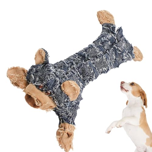 Peufcmi Hundespielzeug Unzerstörbar, Unbreaka Bear unzerbrechlich Hundespielzeug, Unbreakable Plüsch Squeaky Bear Dog Toy, Plüsch Kauspielzeug Für Hunde, Plüsch Hundespielzeug Unkaputtbar von Peufcmi