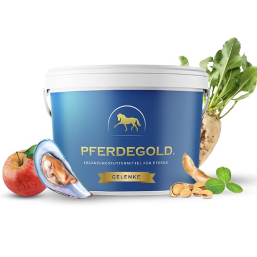 Pferdegold Gelenke 1,5kg - Pferde Pellets mit Omega 3, MSM & Glucosamin - Unterstützung der Bewegungsfreude - 100% Natürlich & Dopingfrei - Made in Germany von Pferdegold