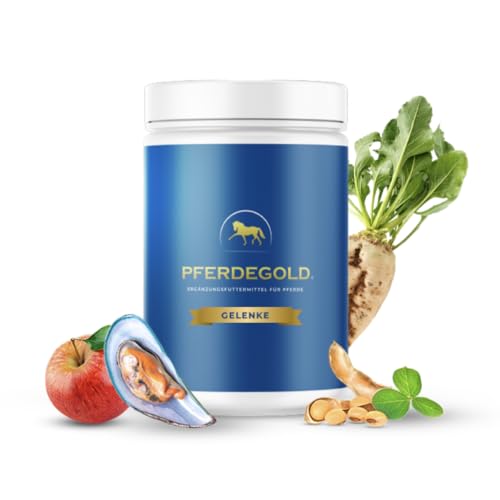 Pferdegold Gelenke 750g - Pferde Pellets mit Omega 3, MSM & Glucosamin - Unterstützung der Bewegungsfreude - 100% Natürlich & Dopingfrei - Made in Germany von Pferdegold