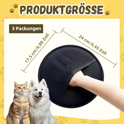 Tierhaarentferner Handschuh – 5-Finger Fellpflege Handschuh für Hunde & Katzen – Pet Hair Remover Glove – Atmungsaktiv & Wiederverwendbar – Perfekt für Sofa, Kleidung & Teppich Tierhaarentferner Handschuh – 5-Finger Fellpflege Handschuh für Hunde & Katzen – Pet Hair Remover Glove – Atmungsaktiv & Wiederverwendbar – Perfekt für Sofa, Kleidung & Teppich von Pflarosa