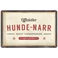 Nostalgic-Art Schild "Hunde-Narr" [Hunde -Narr] von PfotenSchild®